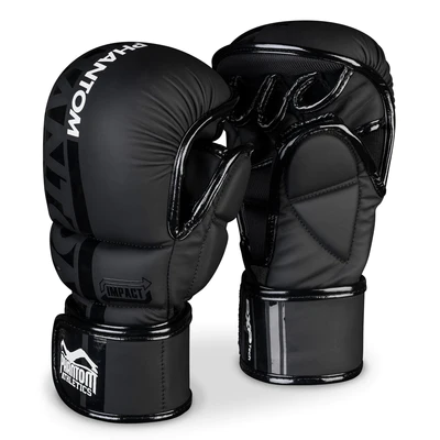 Phantom Athletics Apex Guantes de Sparring MMA - Negro