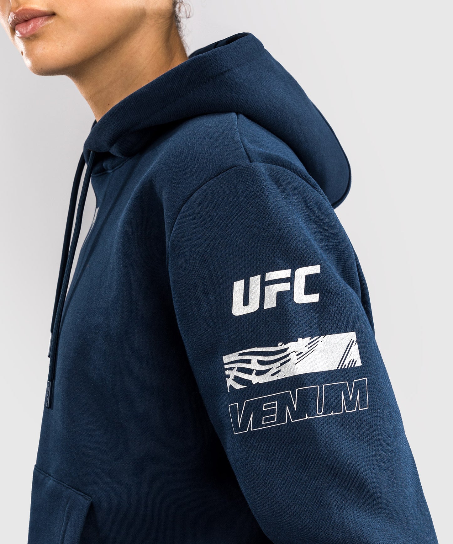 Sweatshirt à Capuche pour Femmes UFC Fusion by Venum Fight Week - Bleu Océanique