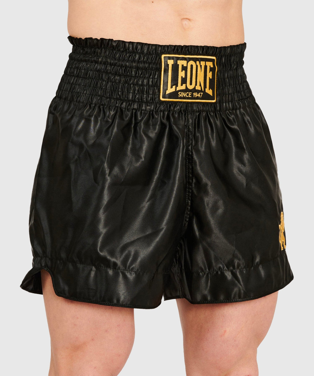 Leone Basic Muay Thai Shorts - Schwarz