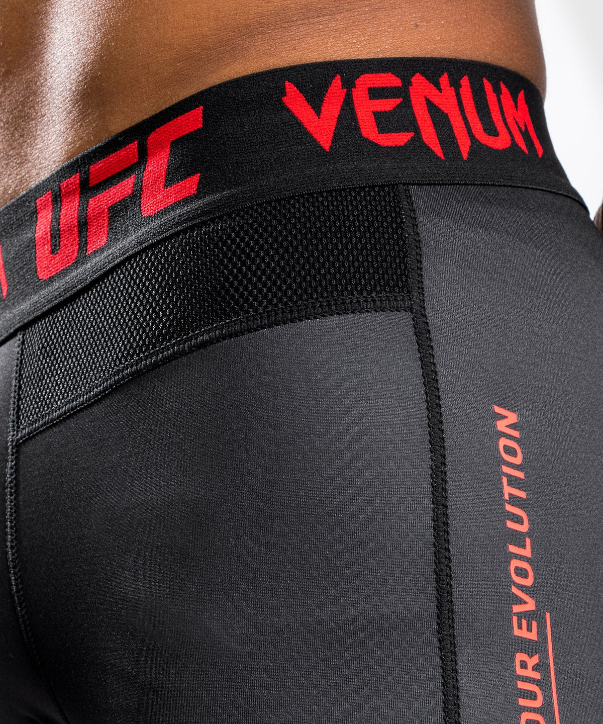 Venum Performance Institute UFC Compression Pants - Black/Red