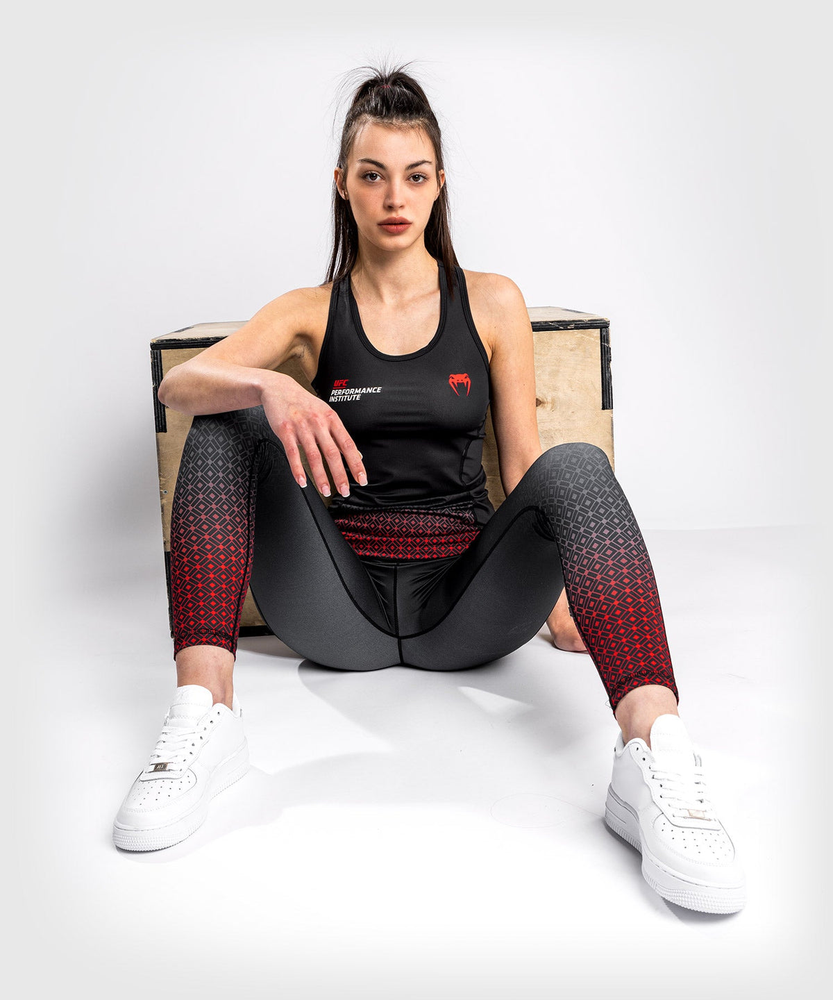 Dry Tech UFC Venum Performance Institute Tank Top - For Women - Black/Red