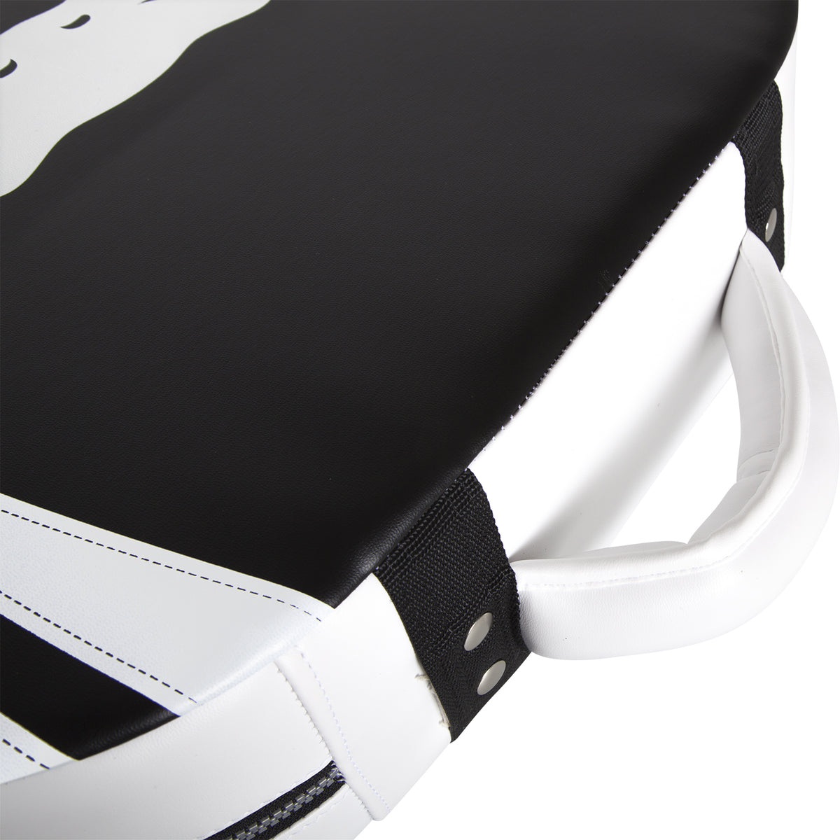 Venum Absolute Square Kick Shield - Skintex Leather - Black/Ice