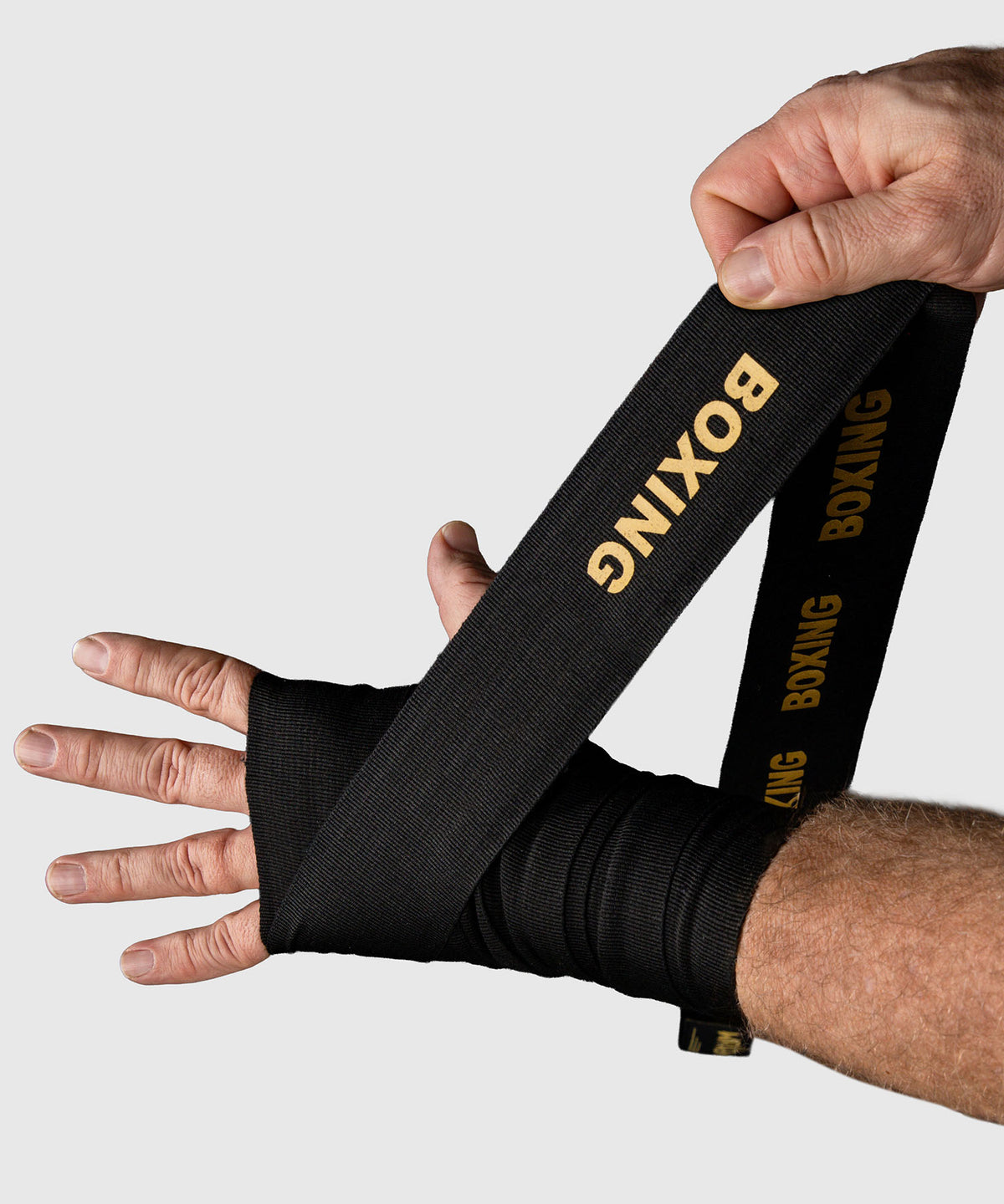 Venum Kontact Evo Boxing Vendas de boxeo - Negro/Dorado