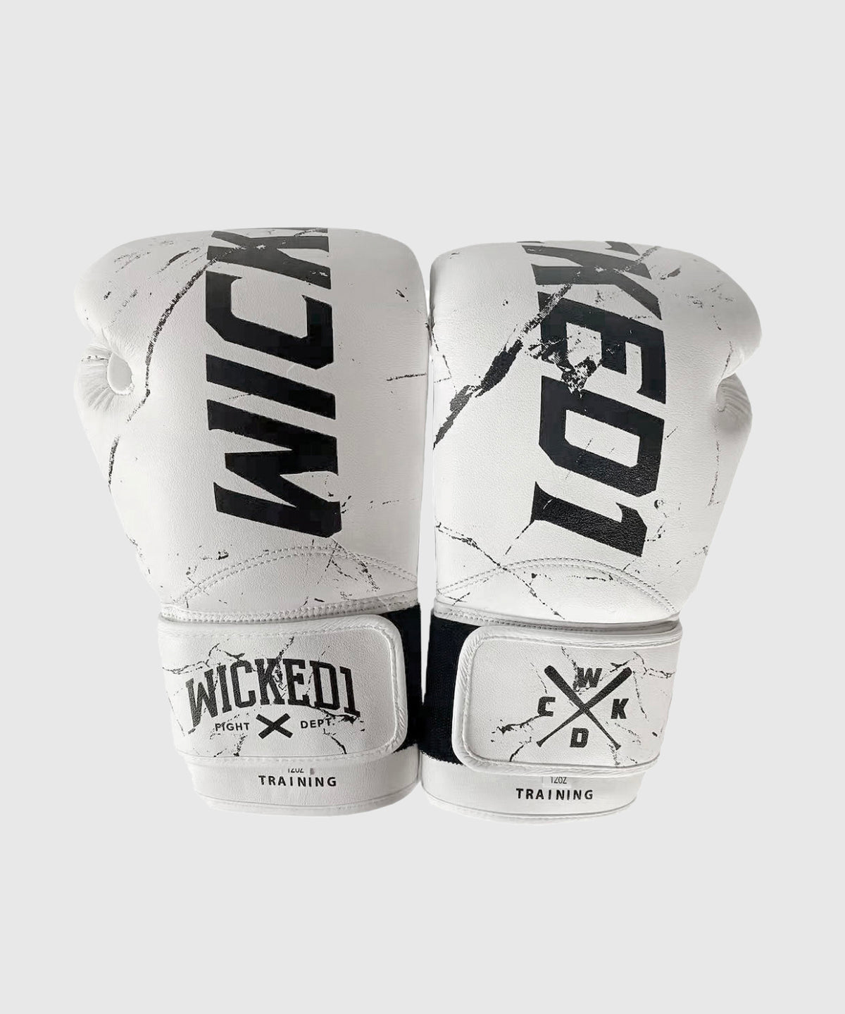 Wicked One Broken Boxing Gloves - White