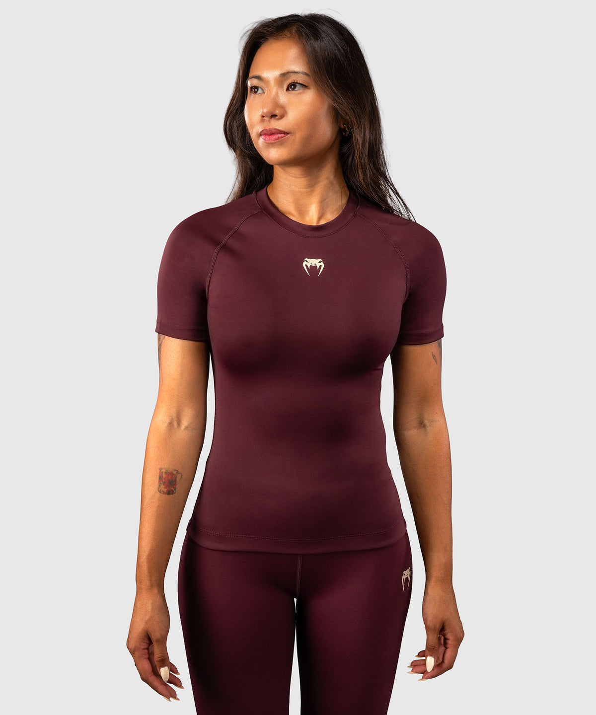 Venum Talisman Kurzarm Rashguard - Pflaume