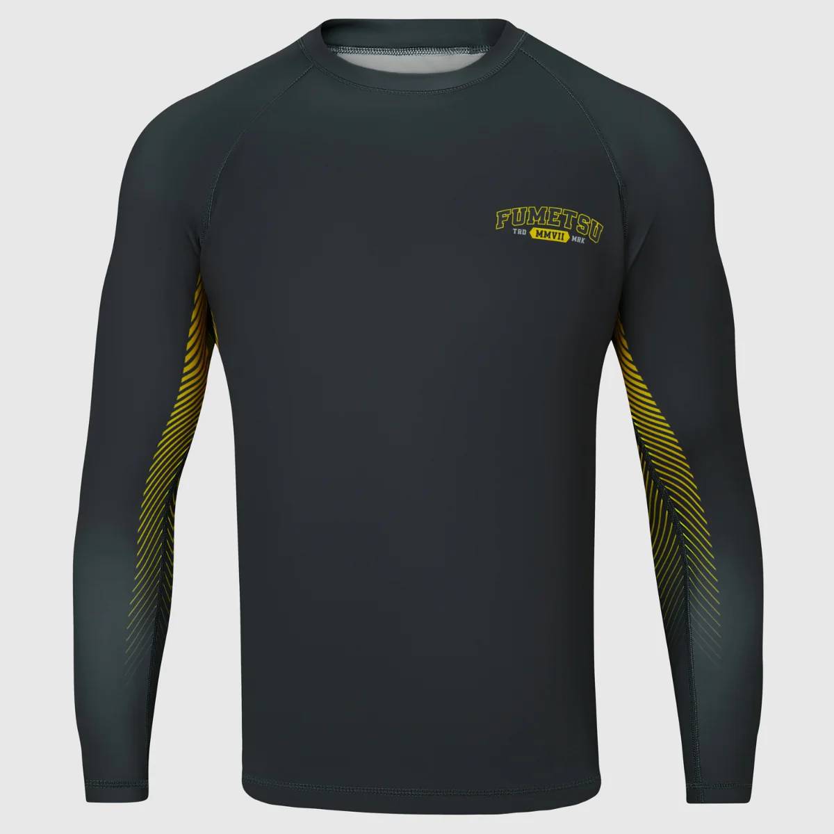 Fumetsu Varsity Long Sleeve Rashguard - Grey