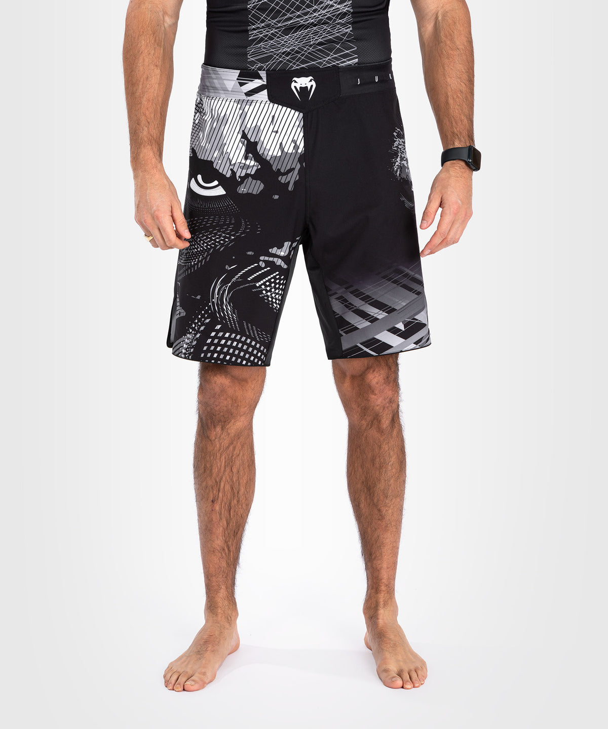 Venum Gorilla Jungle Pantaloncini da combattimento - Nero/Bianco