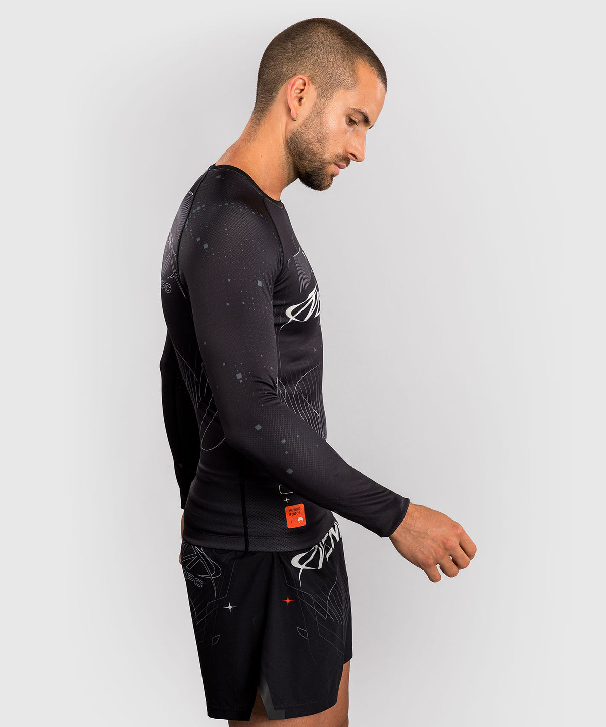 Venum Eclipse Langarm Rashguard – Schwarz/Ivory