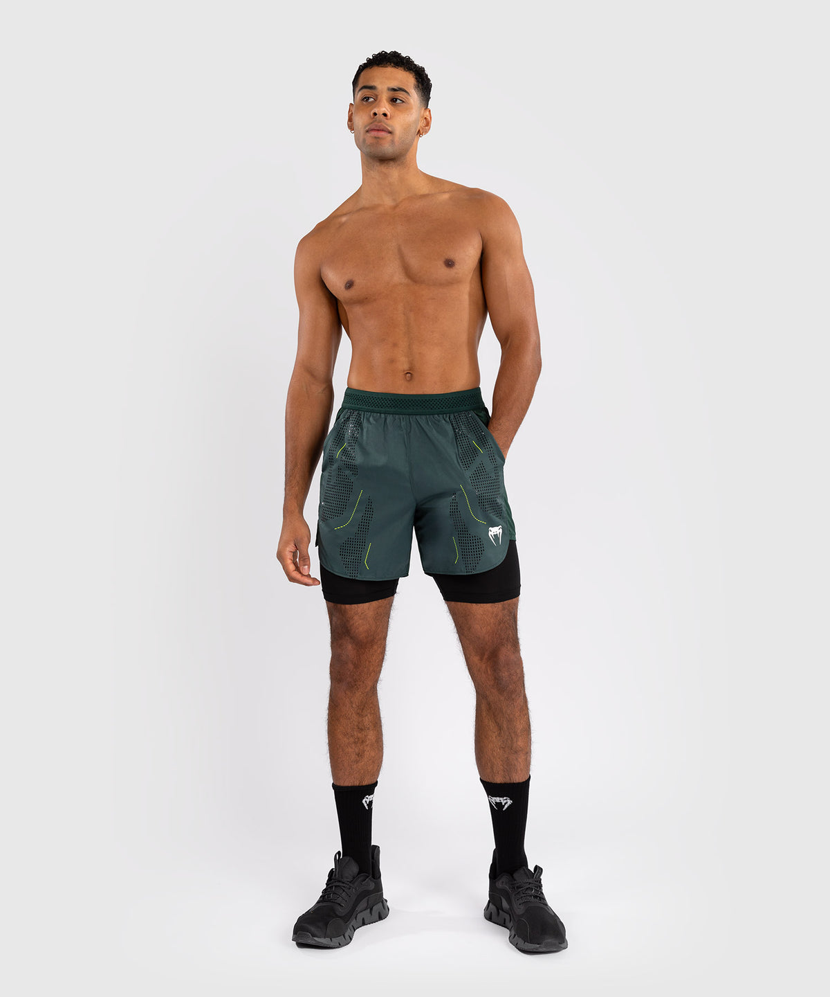 Venum Technical 3.0 Trainingsshorts - Waldgrün