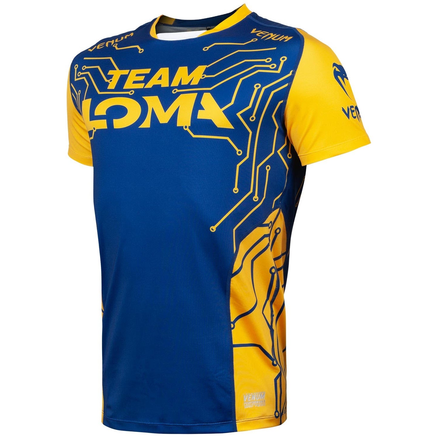T-shirt Dry Tech Venum Loma Fight - Bleu/Jaune