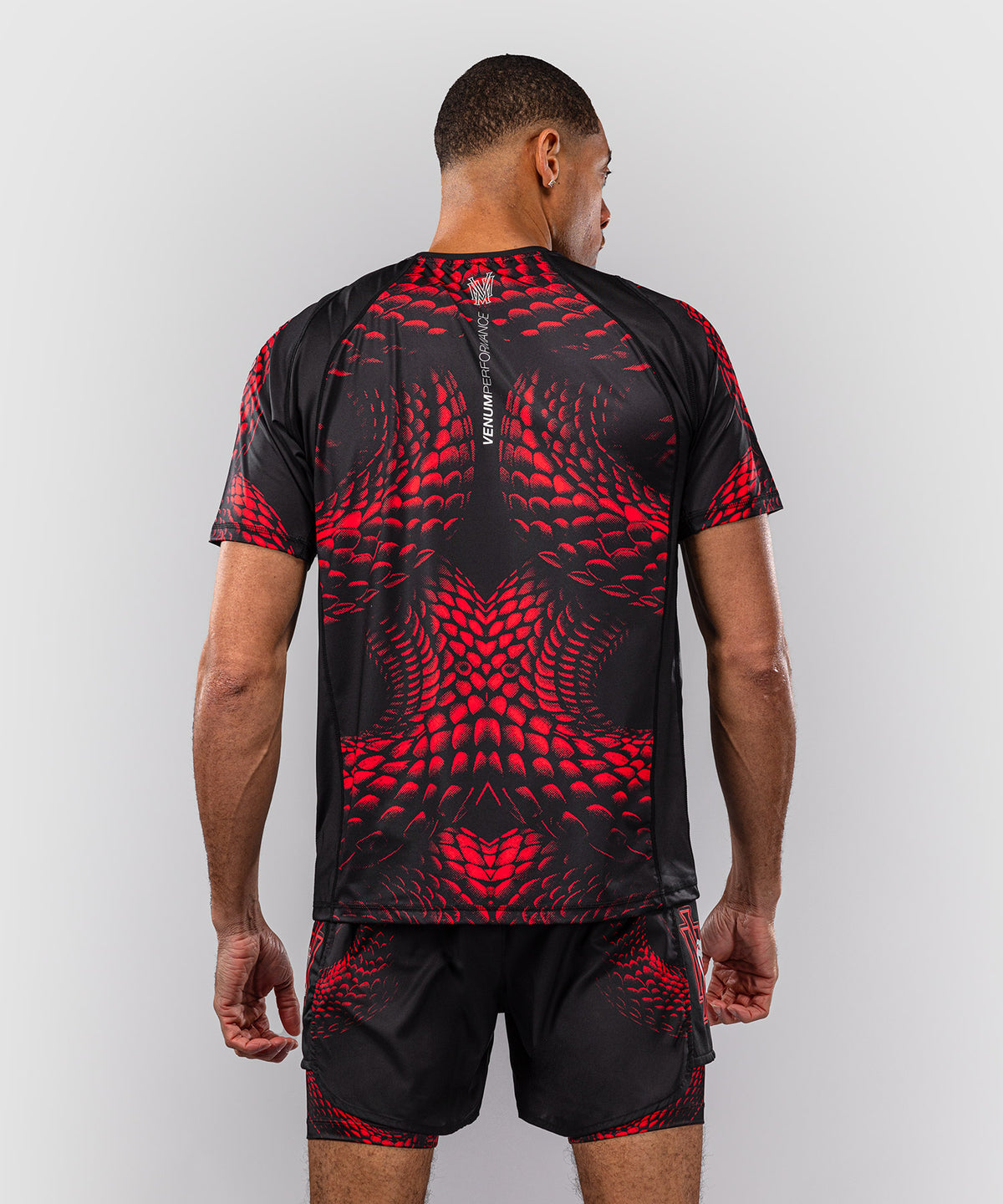T-shirt Dry Tech Venum Matupa - Noir/Rouge/Argent