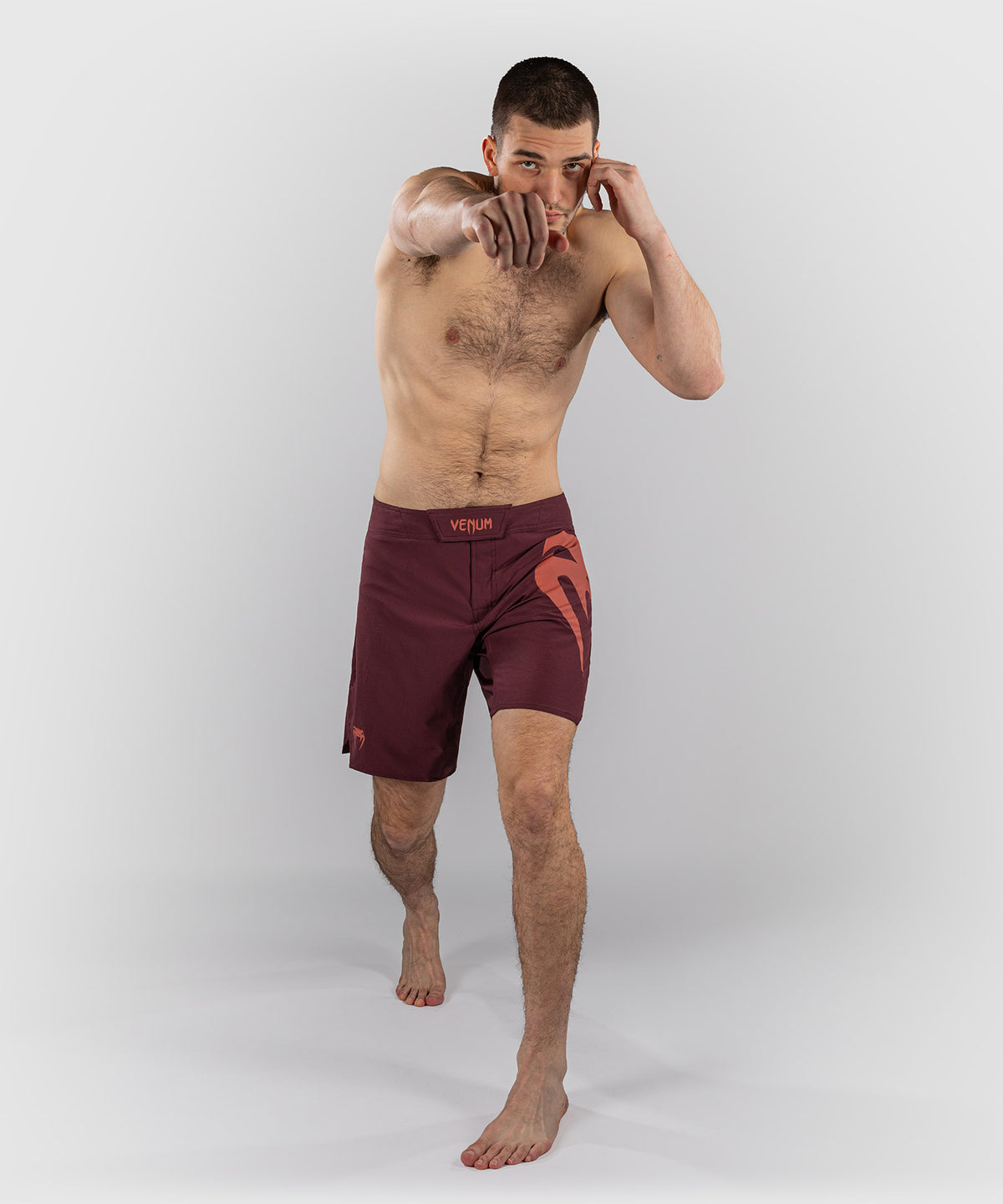 Short de combat Venum Light 5.0 - Marron foncé/Terracotta