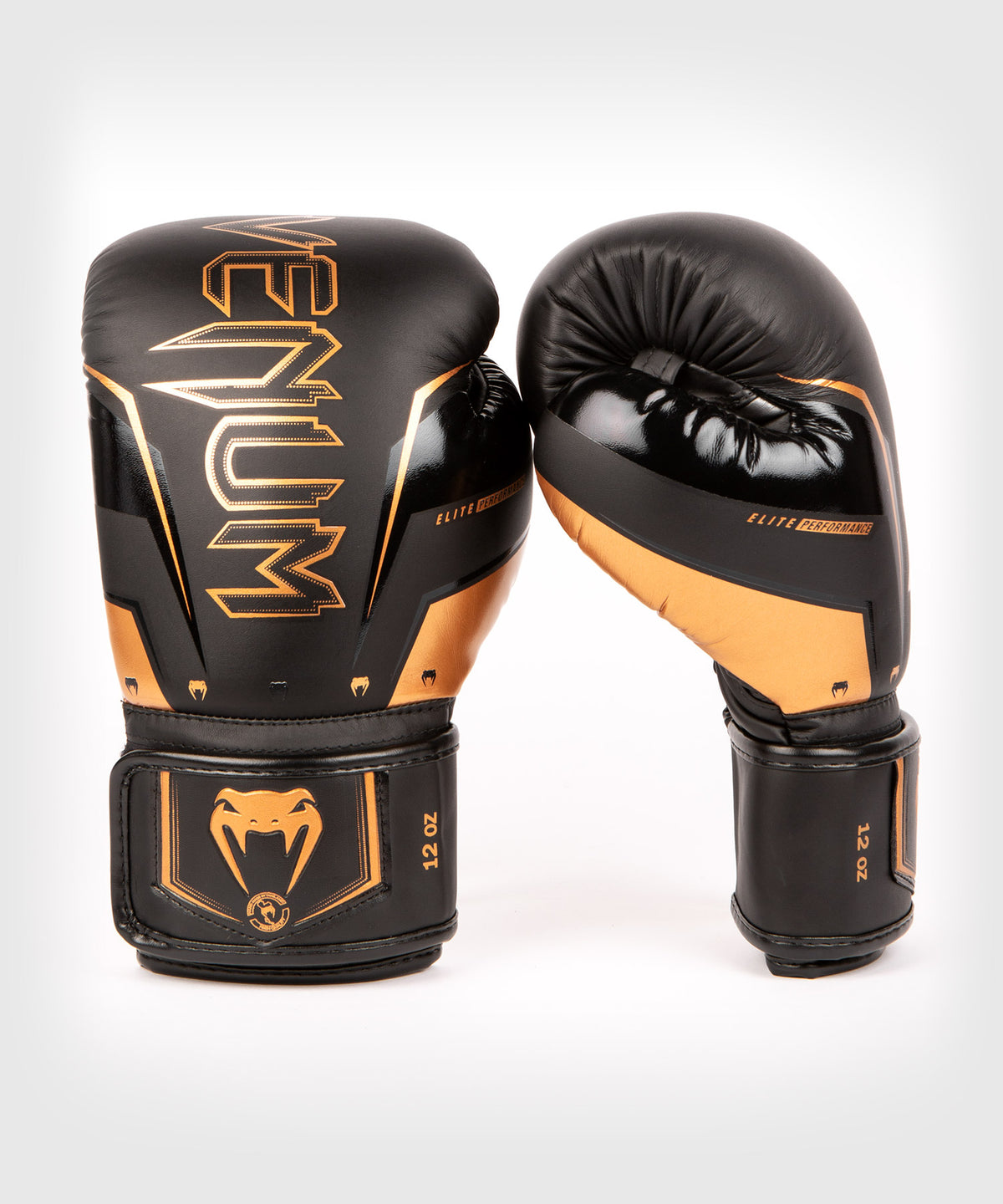 Venum Elite Evo Boxhandschuhe - Schwarz/Bronze