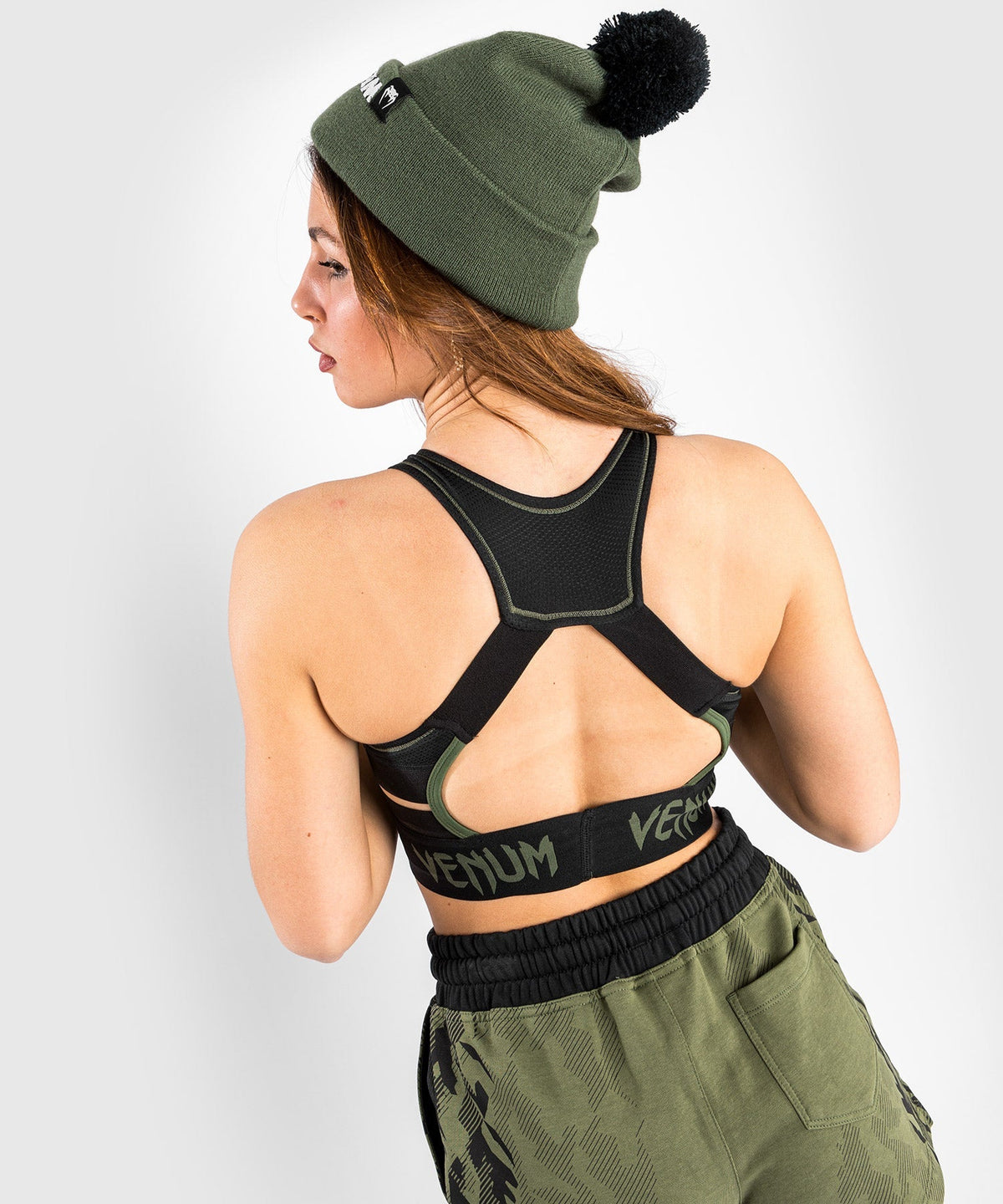 Venum Authentic Fight Week Damen UFC Wiege-BH - Khaki