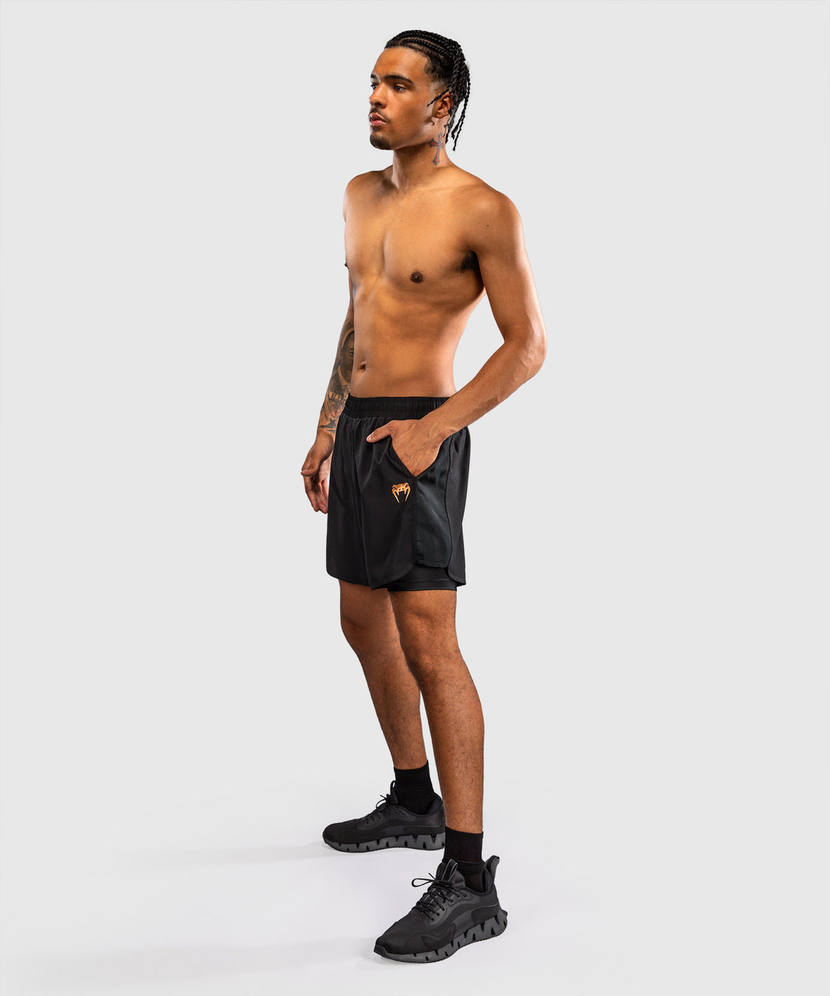 Venum G-Fit Revolution Trainingsshorts - Schwarz/Kupfer
