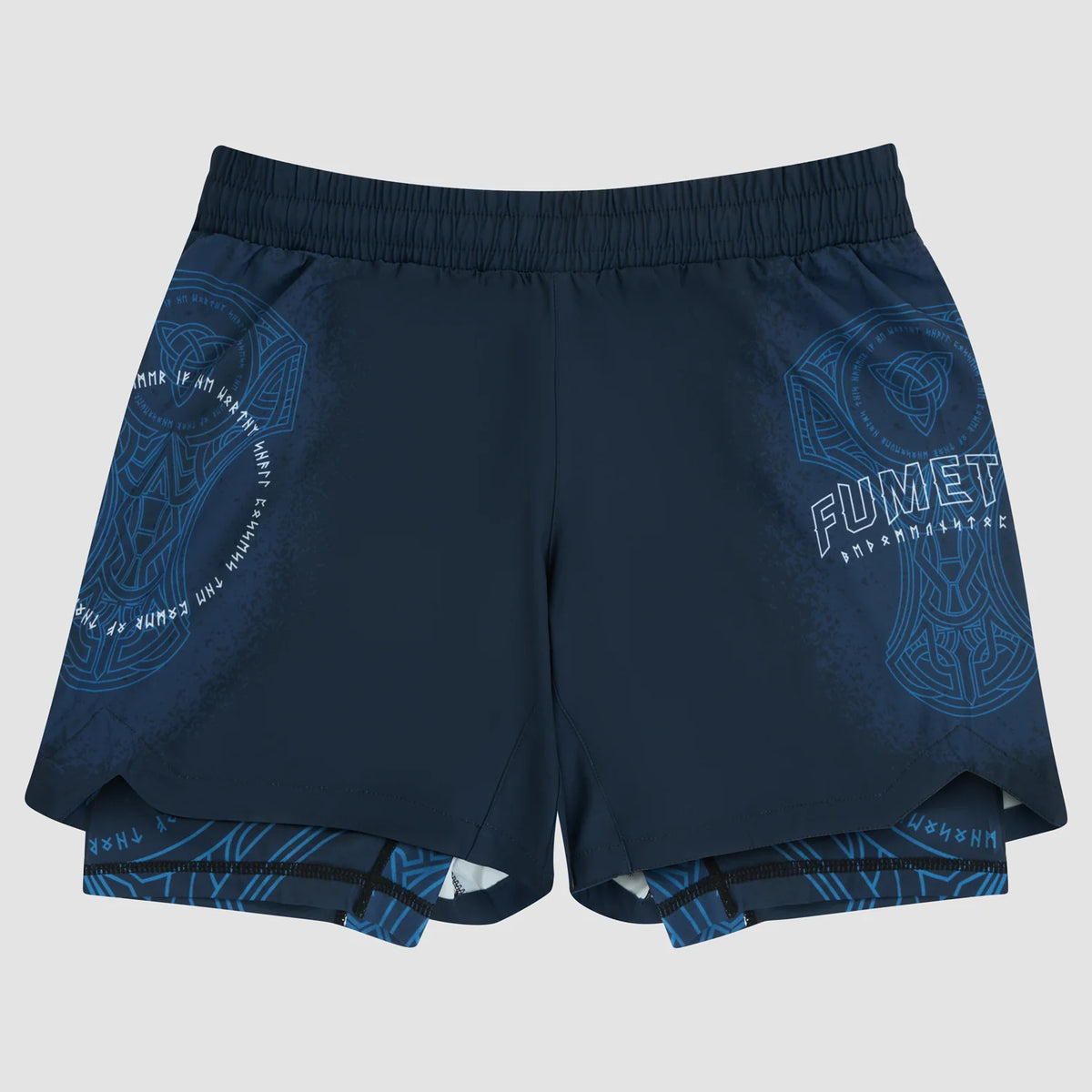 Fumetsu Mjolnir Dual Layer Fightshorts - Blau