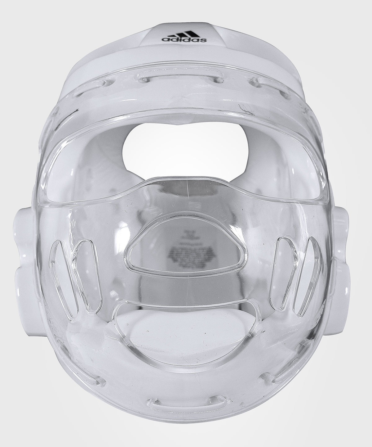 Adidas Taekwondo-Helm mit Visier - Weiß