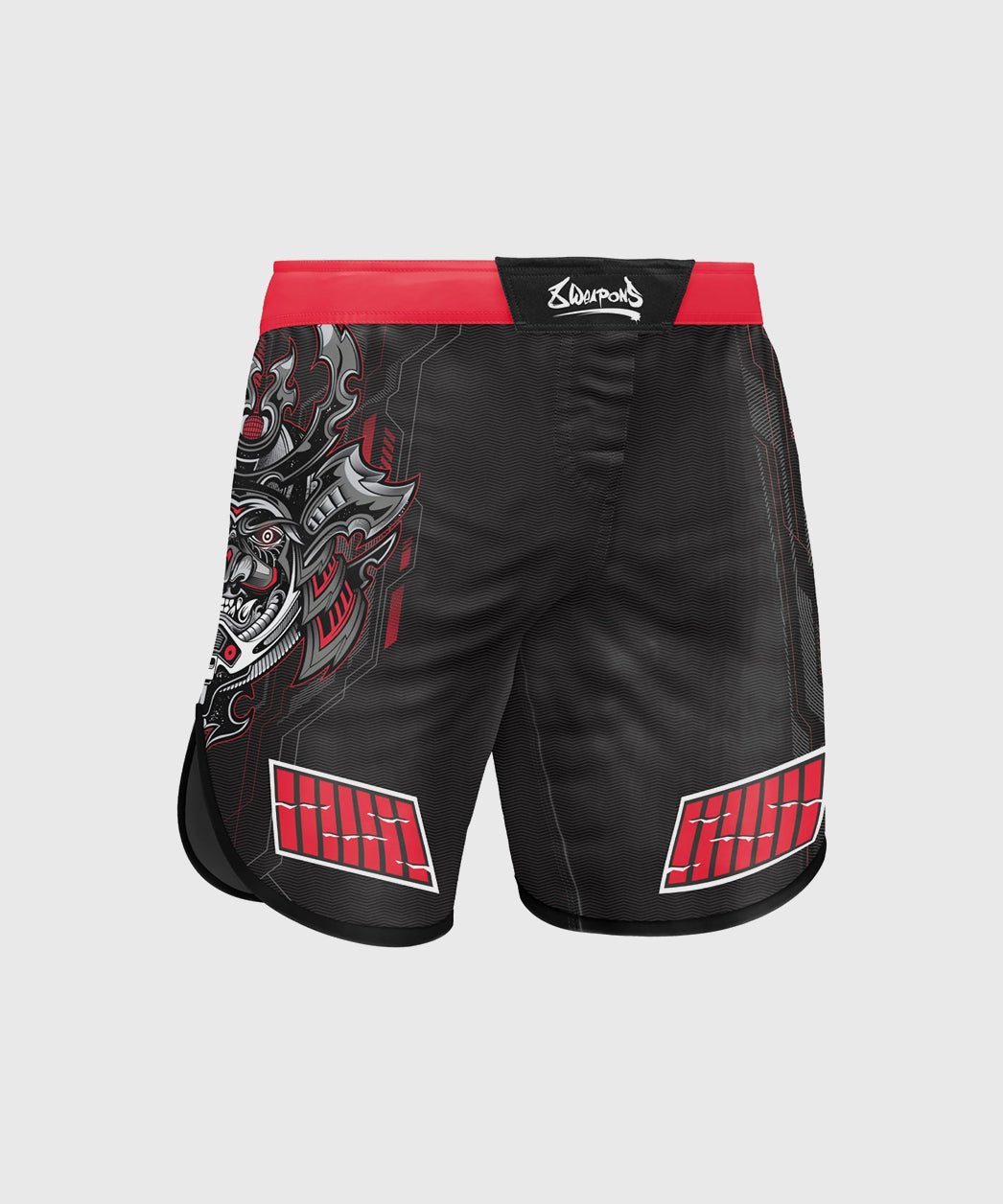 8 Weapons Samurai 2.0 Fightshorts - Nero/Rosso