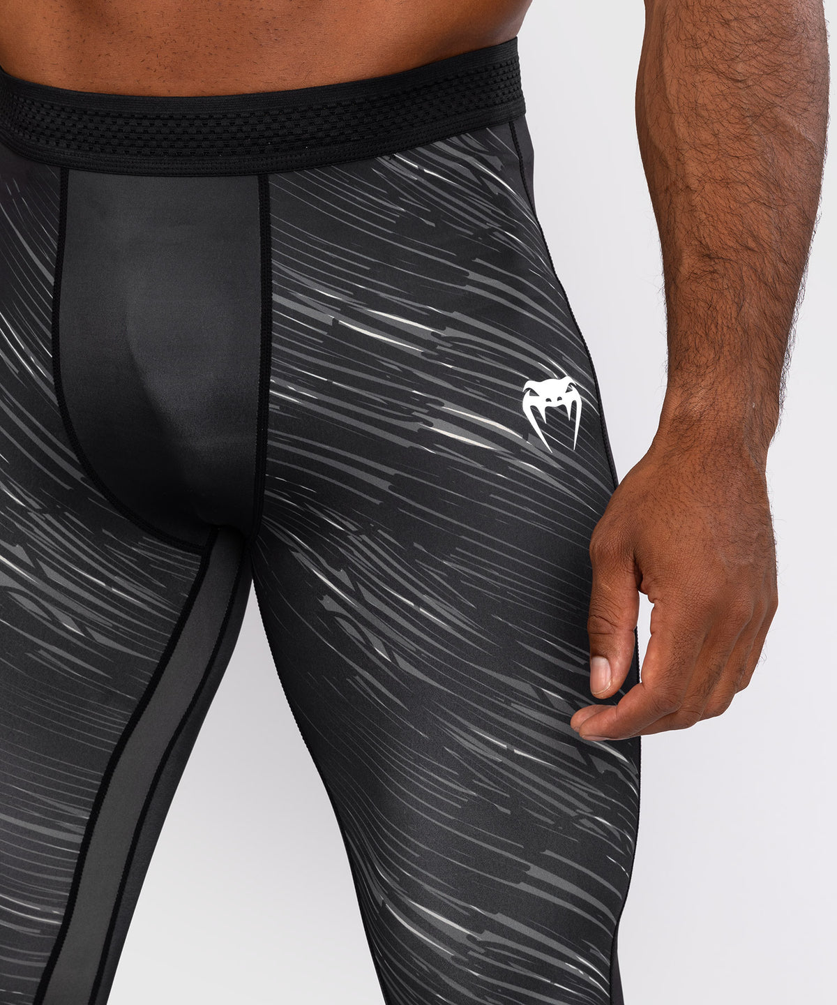 Venum Rapid Spats - Negro/Gris Tormenta
