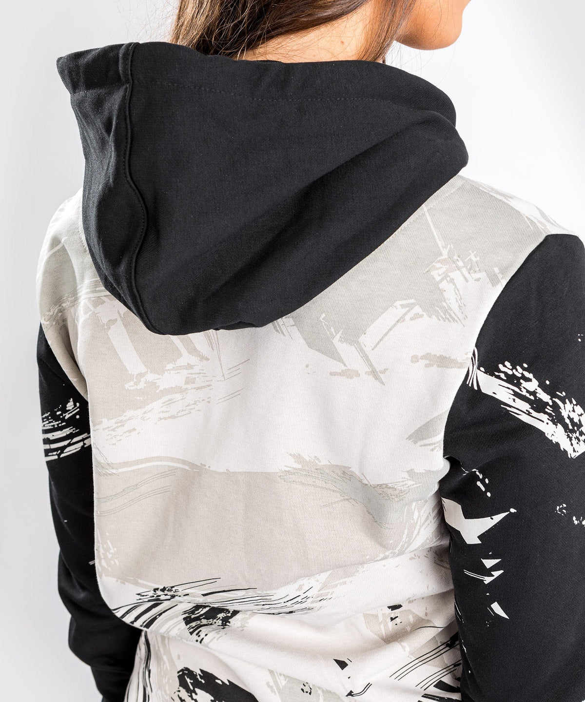 Women's UFC Hoodie Venum Authentic Fight Week 2.0 - Sand/Black