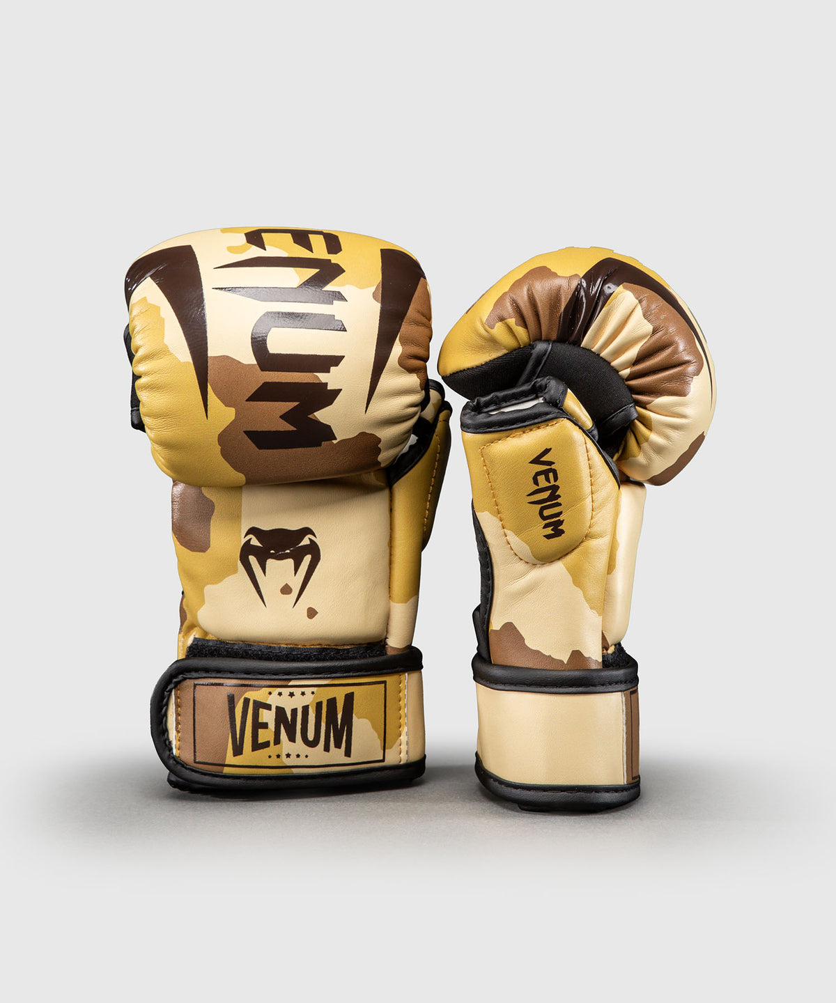 Gants de Sparring Venum Elite - Beige Clair/Marron