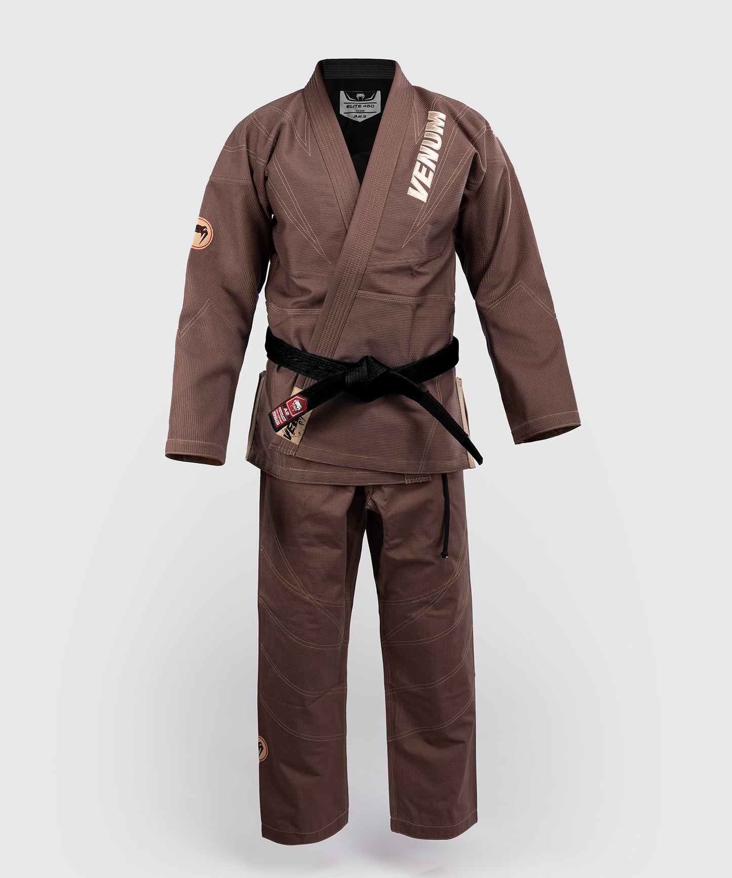 Venum Elite 5.0 - 450 - Gi de Jiu Jitsu Brasileño - Marrón Chocolate