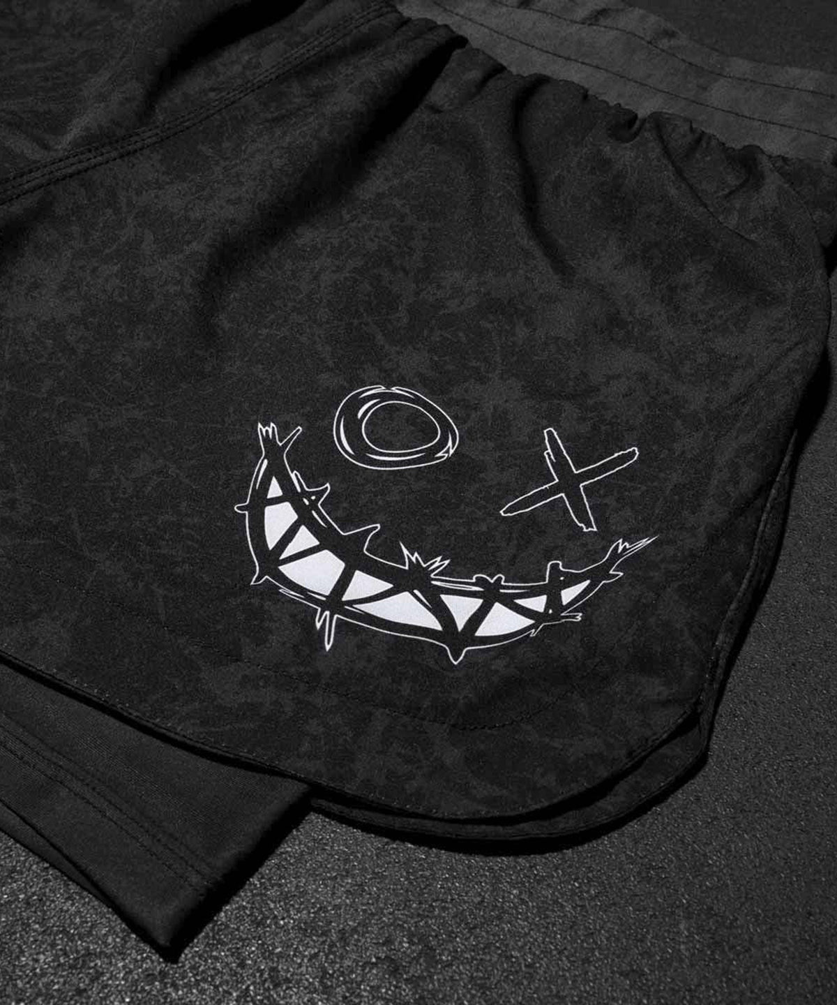 Phantom Athletics Fusion 2In1 Serious Fight Shorts - Black
