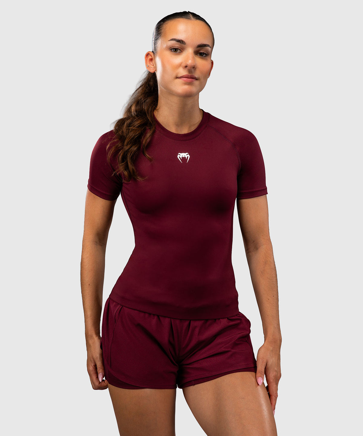 Venum Aero XT Rashguard a Maniche Corte - Prugna