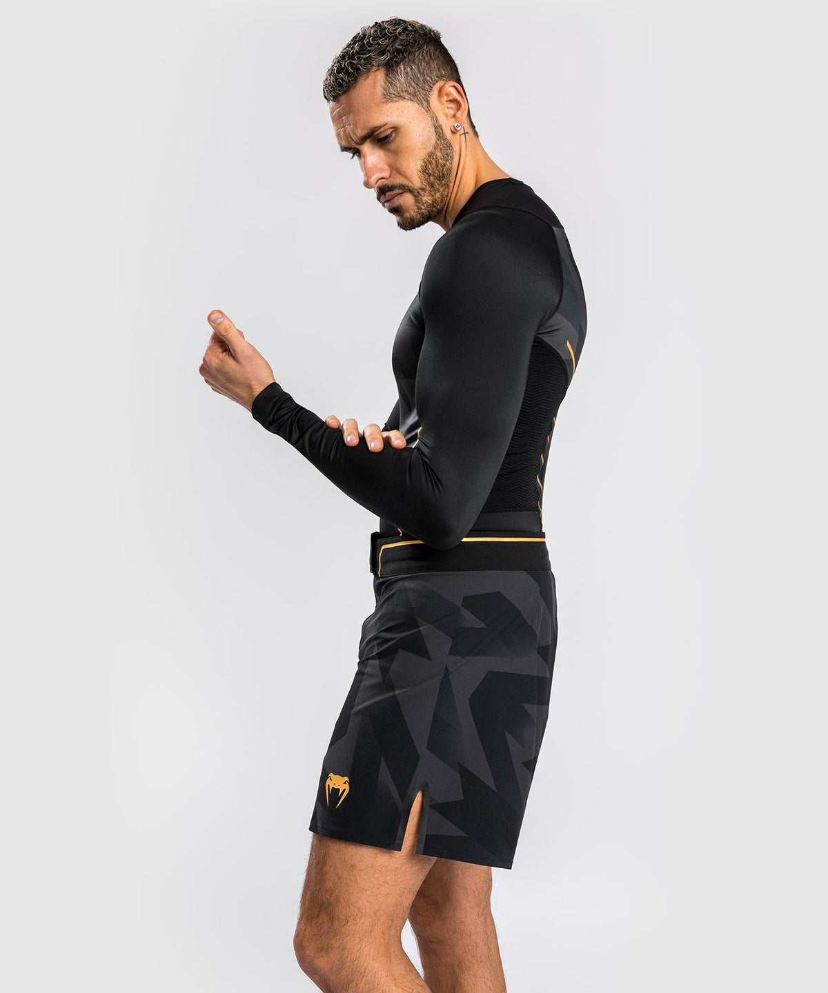Venum Razor Rashguard - Langarm - Schwarz/Gold