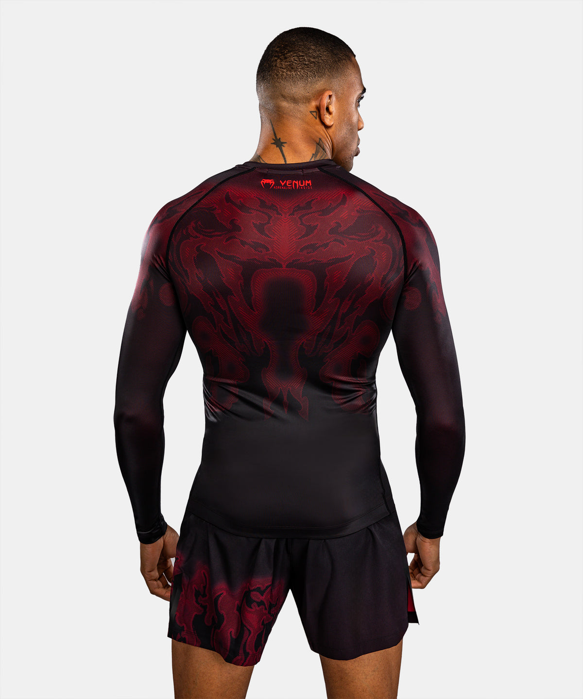 Venum Spectre Rashguard a Maniche Lunghe – Nero/Rosso