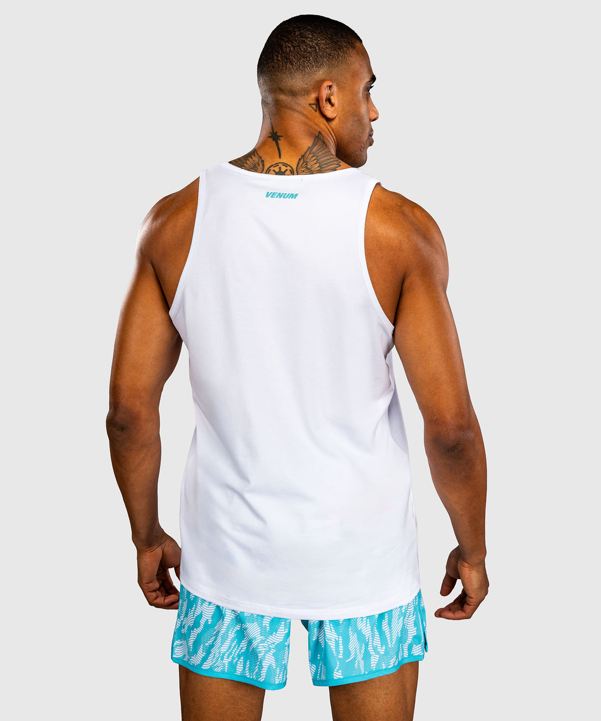 Venum Aqua Tanktop – Weiß/Türkis