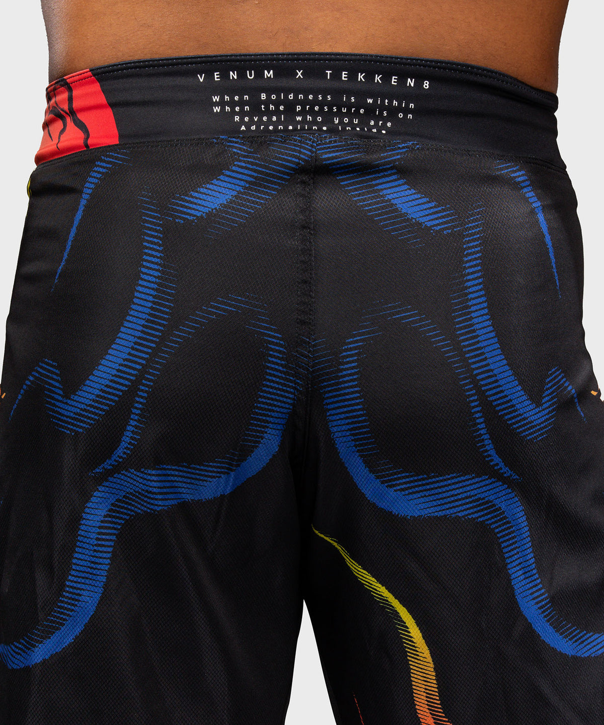 Short de Combat Yoshimitsu Venum x TEKKEN 8 - Noir/Orange