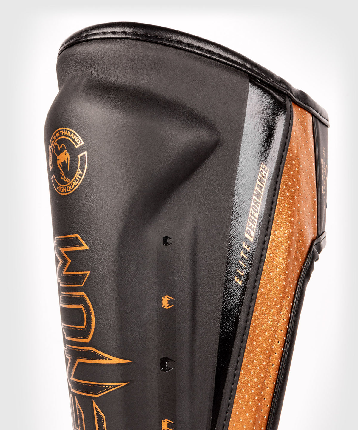 Venum Elite Evo Schienbeinschoner - Schwarz/Bronze