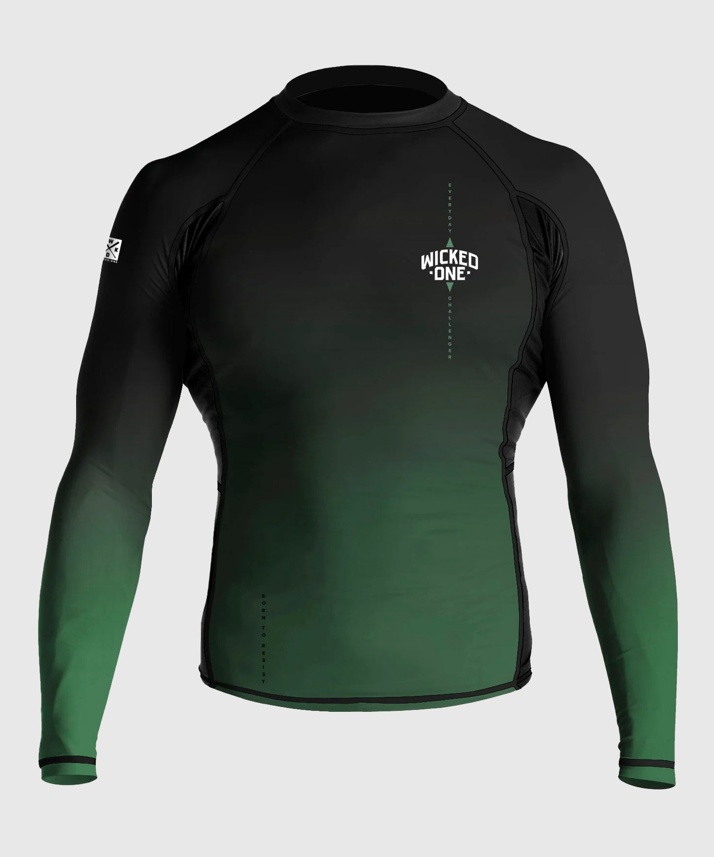 Wicked One Ghost Rashguard a Maniche Lunghe - Nero/Cachi