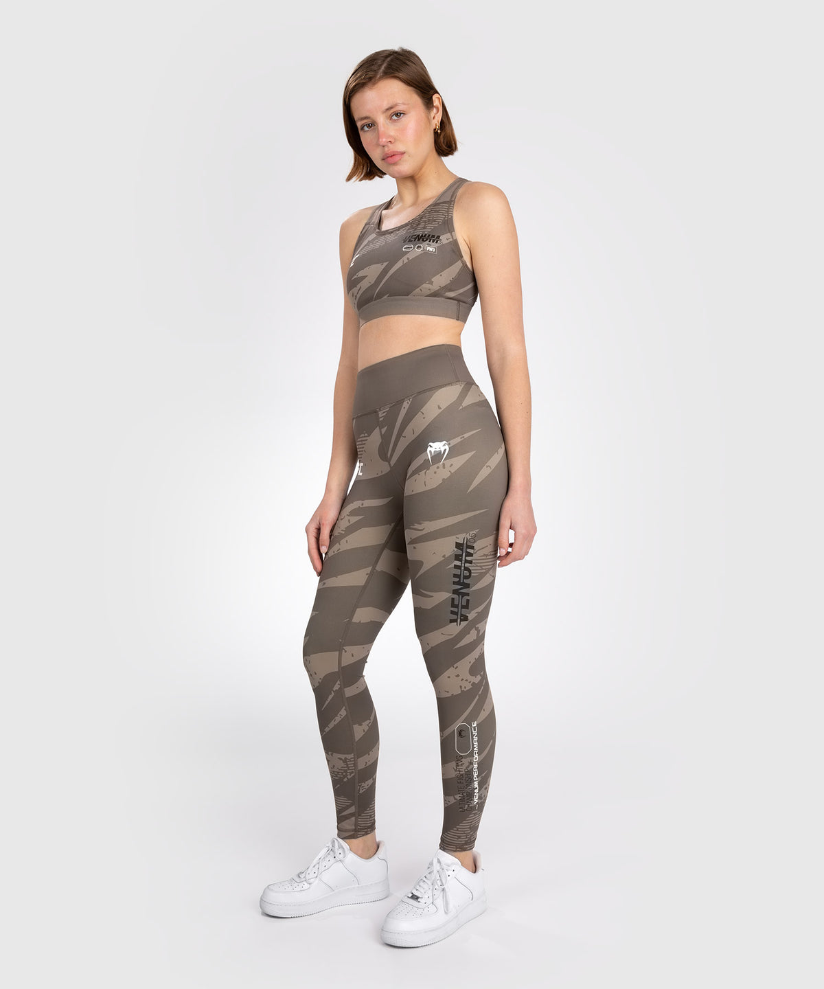 UFC Adrenaline by Venum Fight Week performance Leggings - Desert Camo