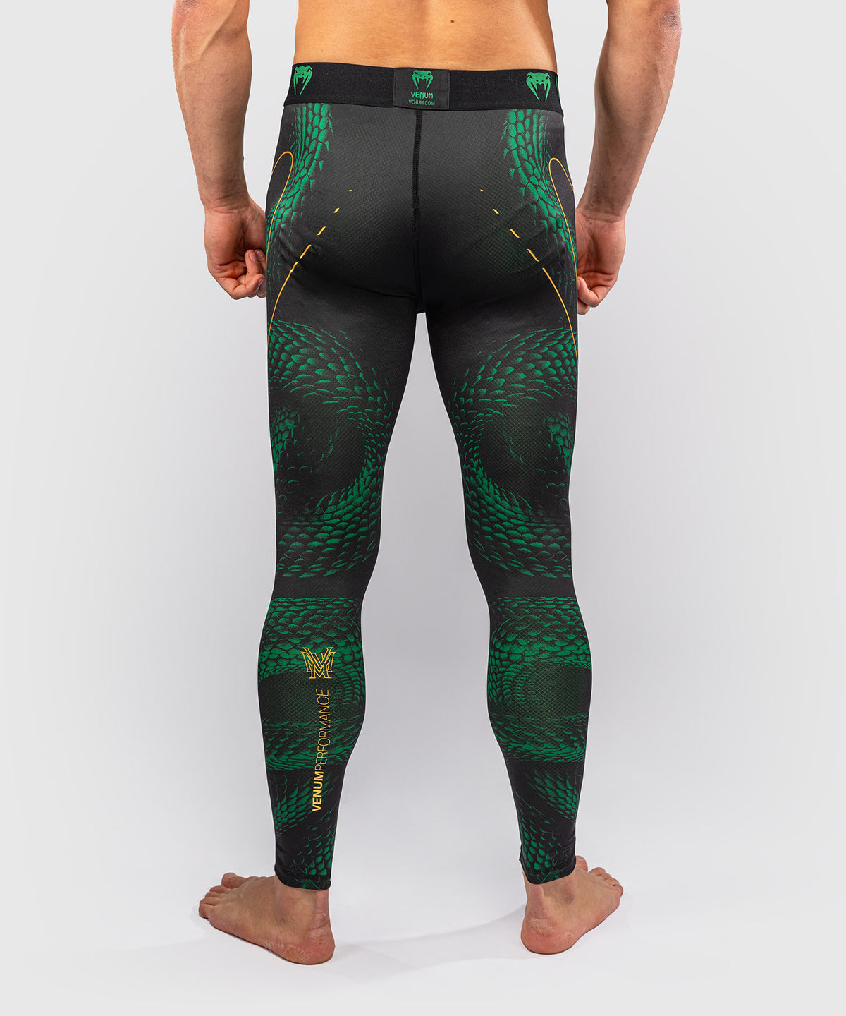 Venum Matupa Spats - Black/Green/Gold