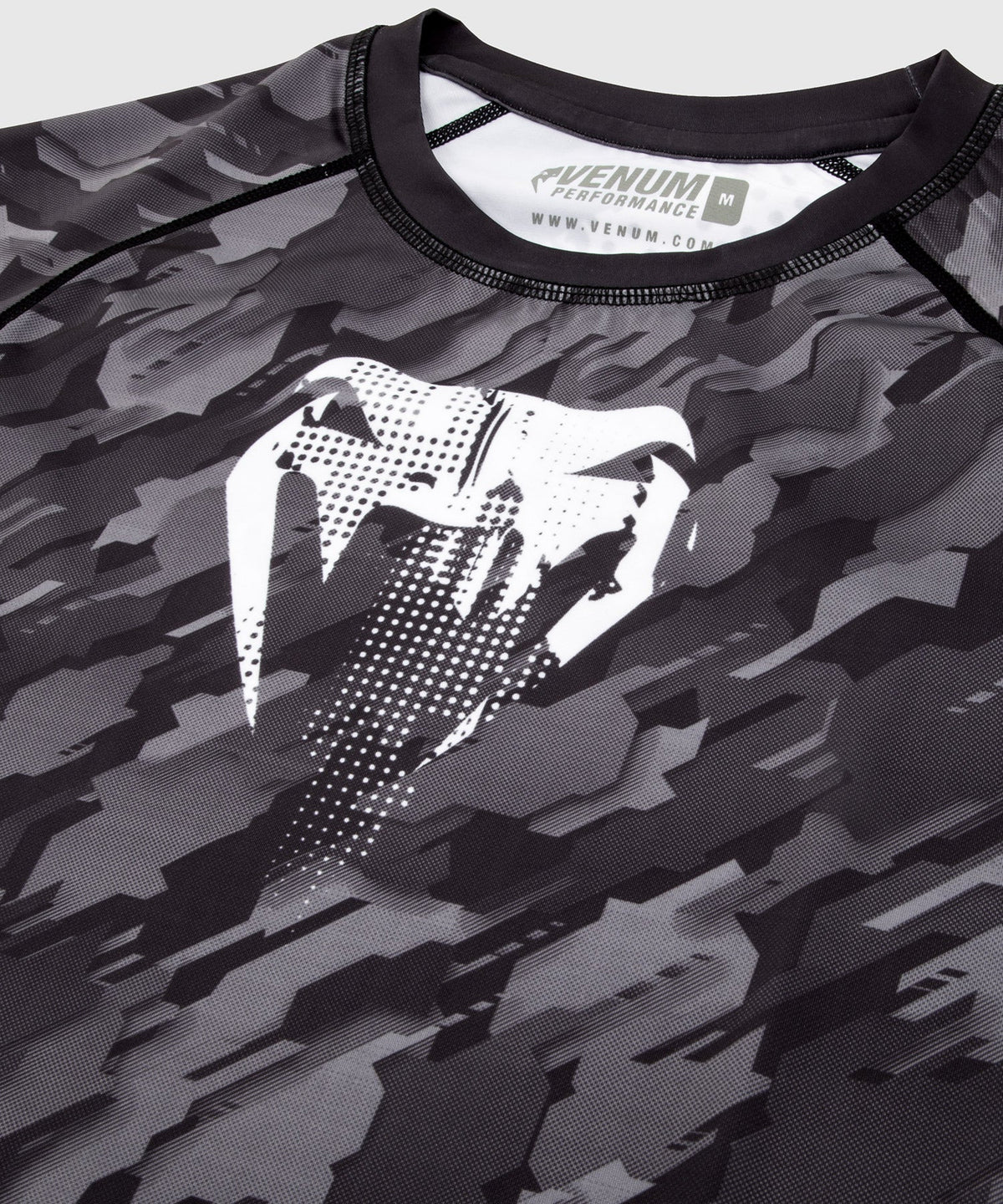 Venum Tecmo Rashguard - Kurzarm - Grau