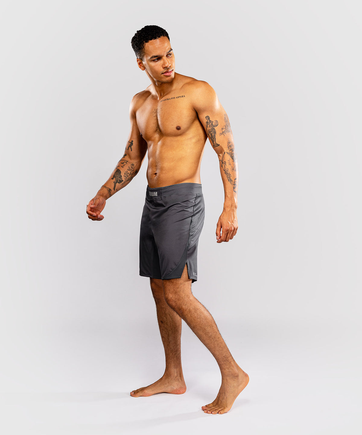 Venum G-Fit Scale Fightshorts - Grau