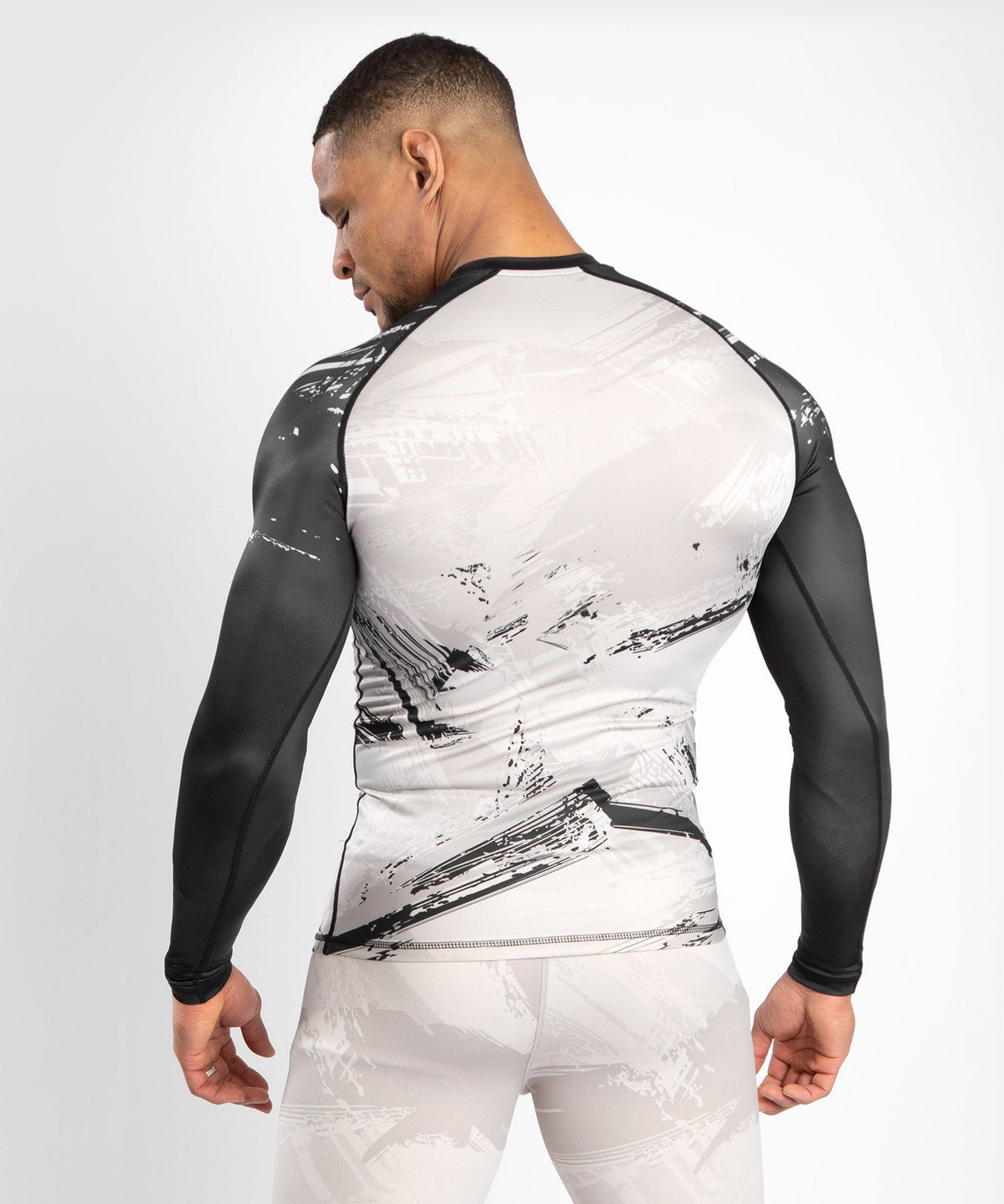 T-Shirt de Compression UFC Venum Authentic Fight Week 2.0 - Sable/Noir