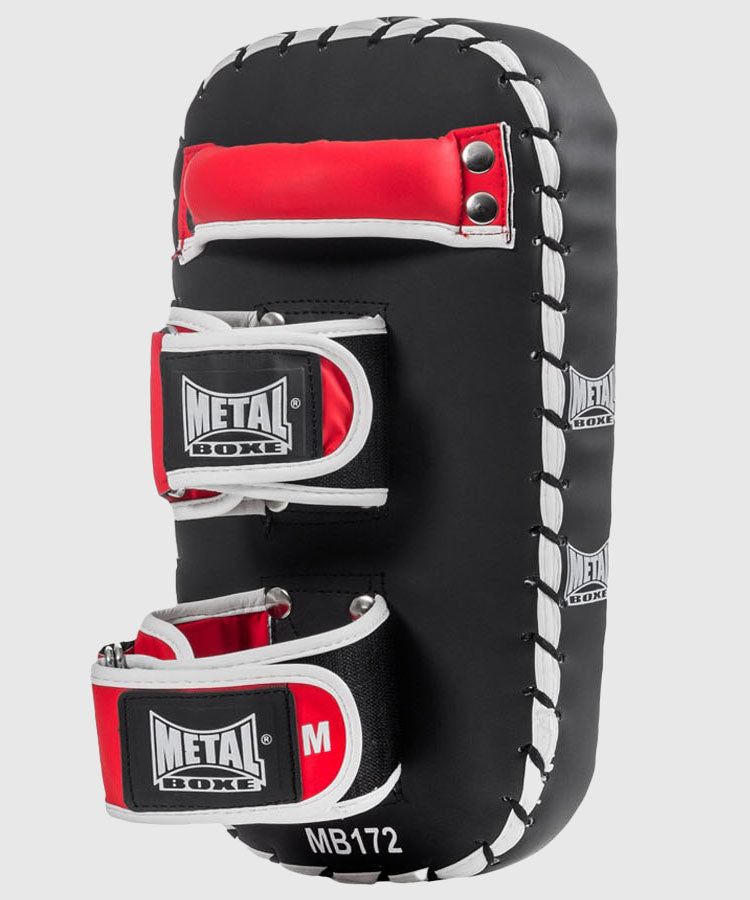 Metal Boxe Club M Colpitore Thai - Nero/Bianco/Rosso - Singolo