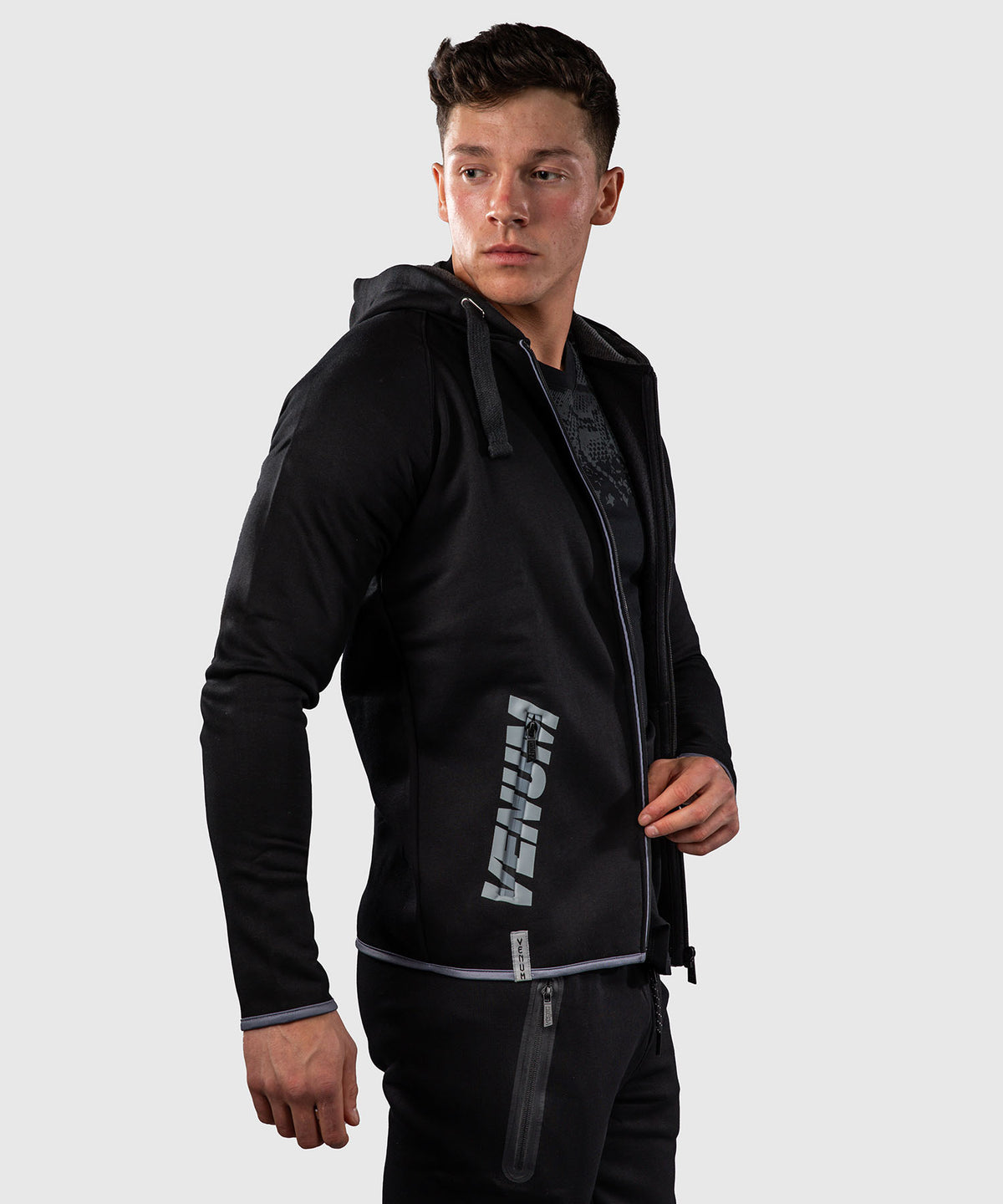 Venum Hoodie - Black/Grey