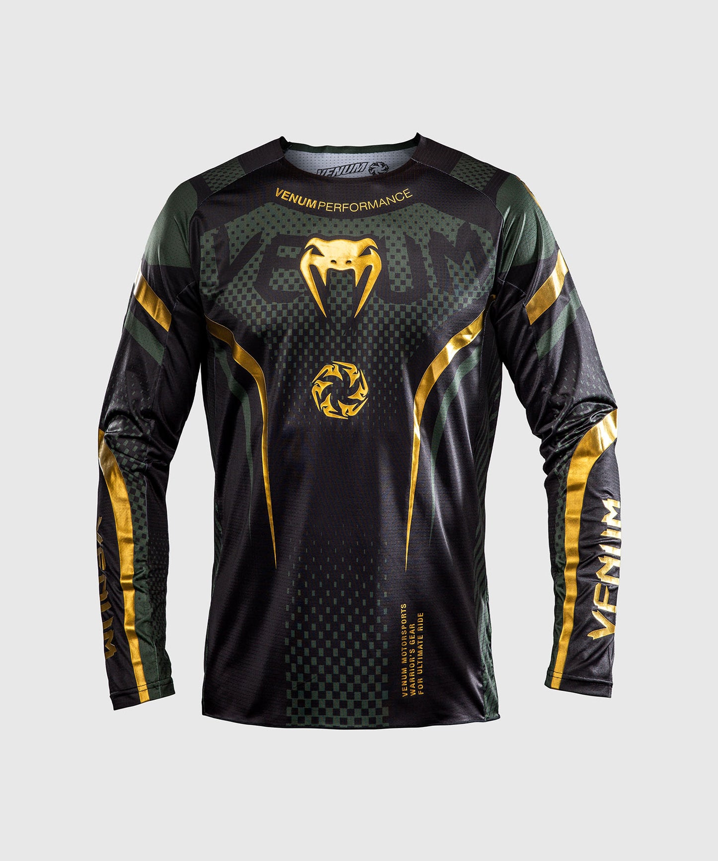 Venum MX Challenger Jersey - Black/Green/Gold