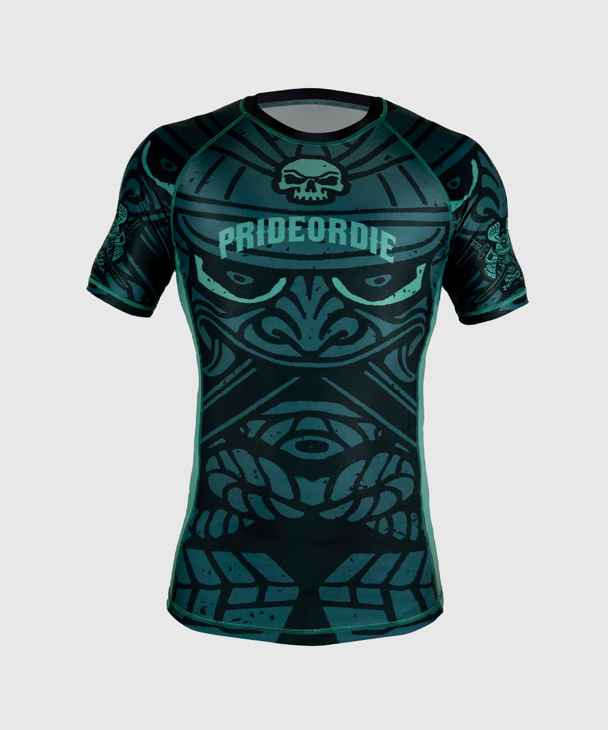 Pride Or Die Samurai Kurzarm-Rashguard - Schwarz