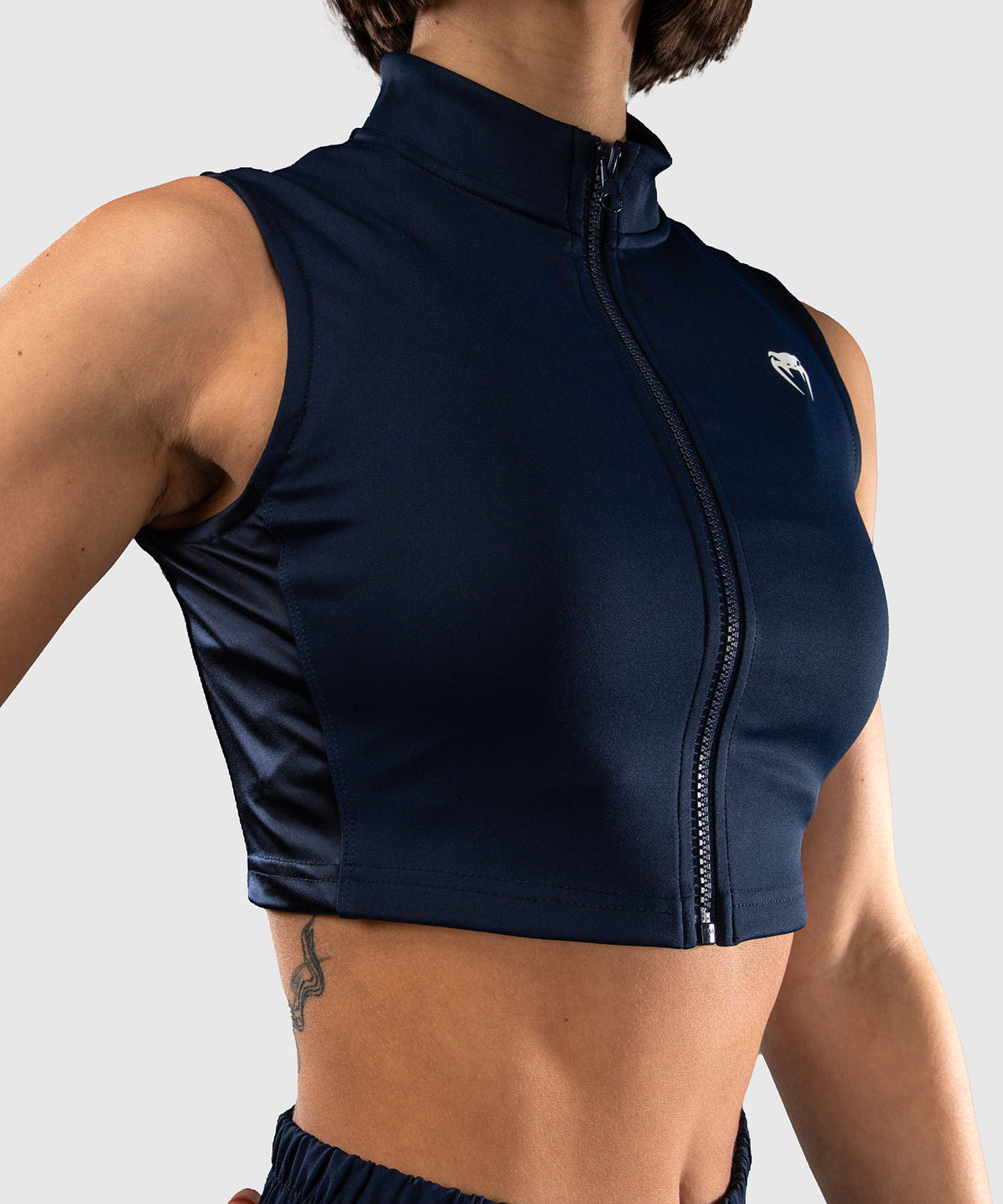 Venum Sculpt Shape Crop Top Para Mujer - Azul Marino