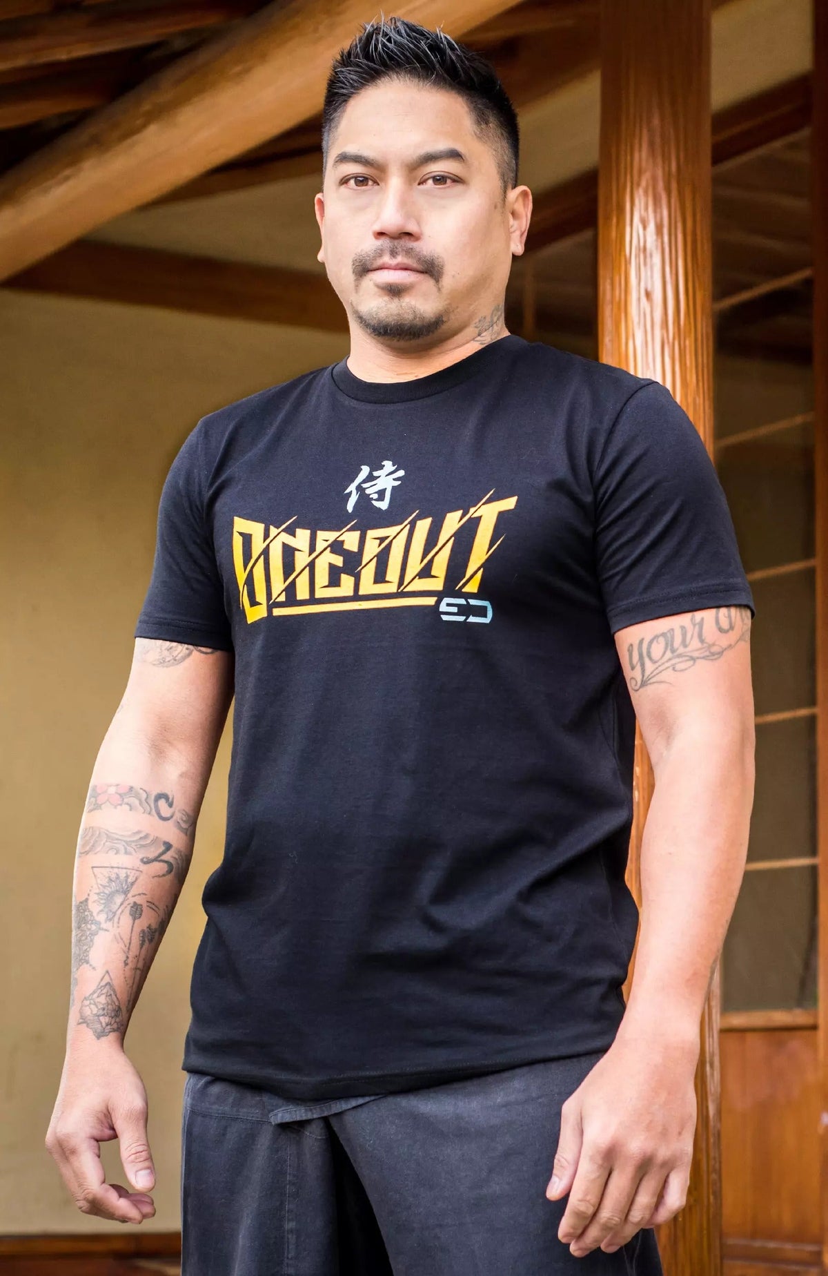 Oneout Samourai Camiseta de Entrenamiento - Negro