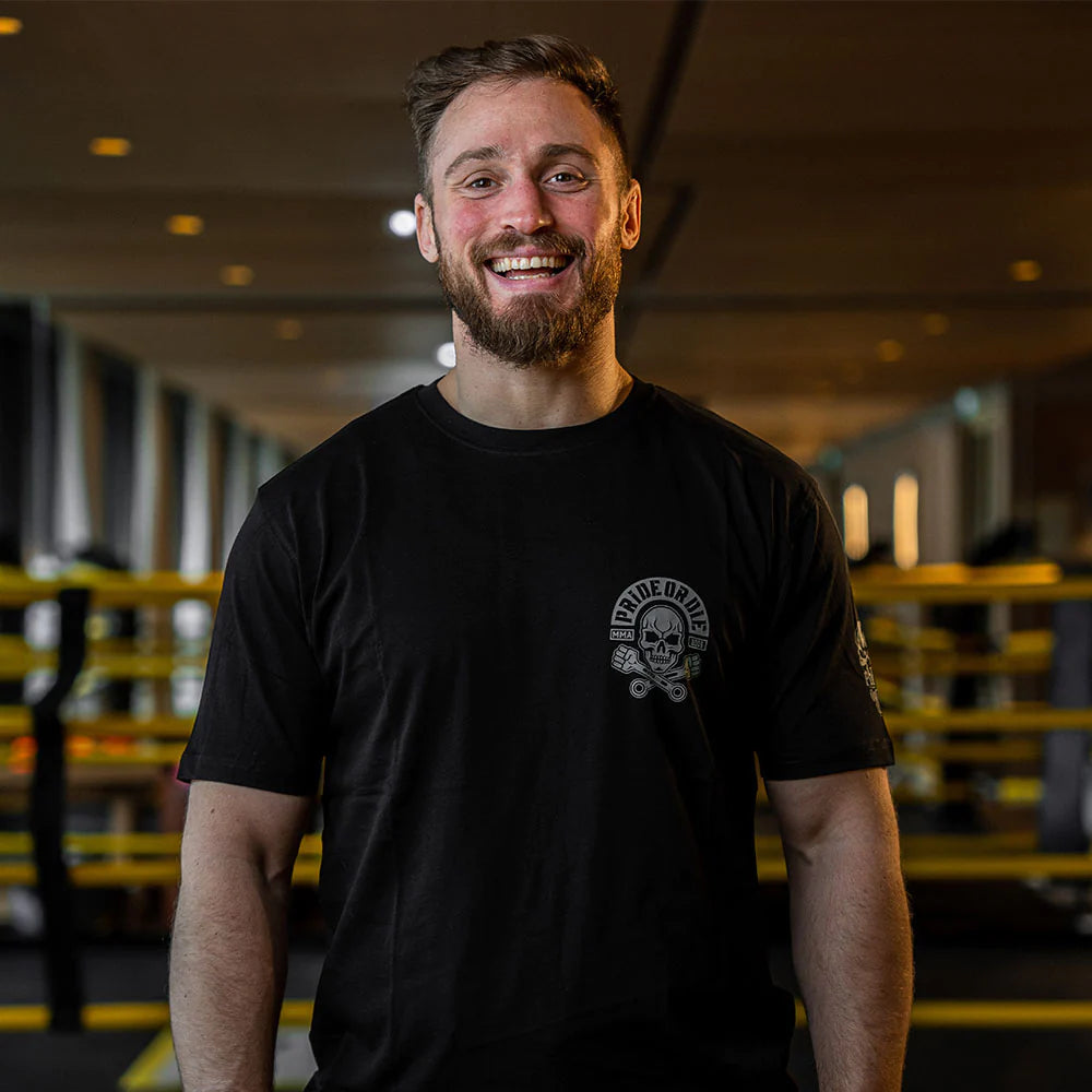 T-shirt Pride Or Die Busted Knuckles - Noir