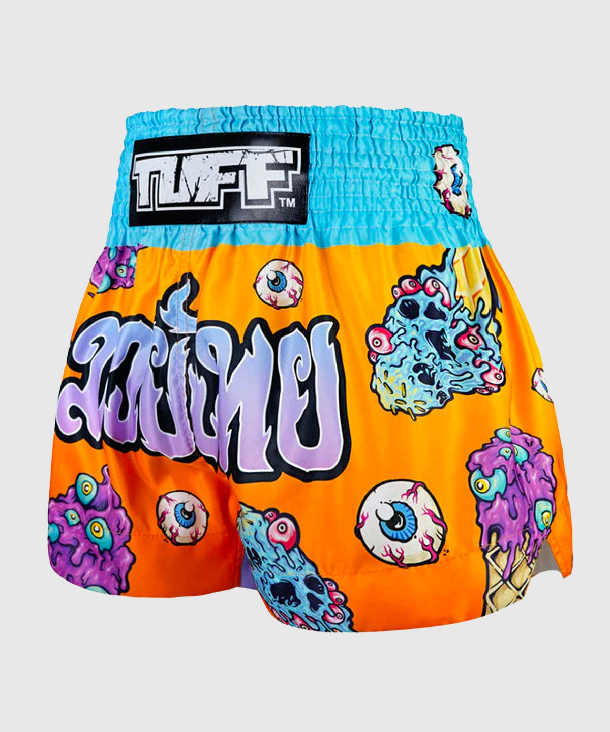 Tuff Eye-Scream Pantalones de Muay Thai - Naranja