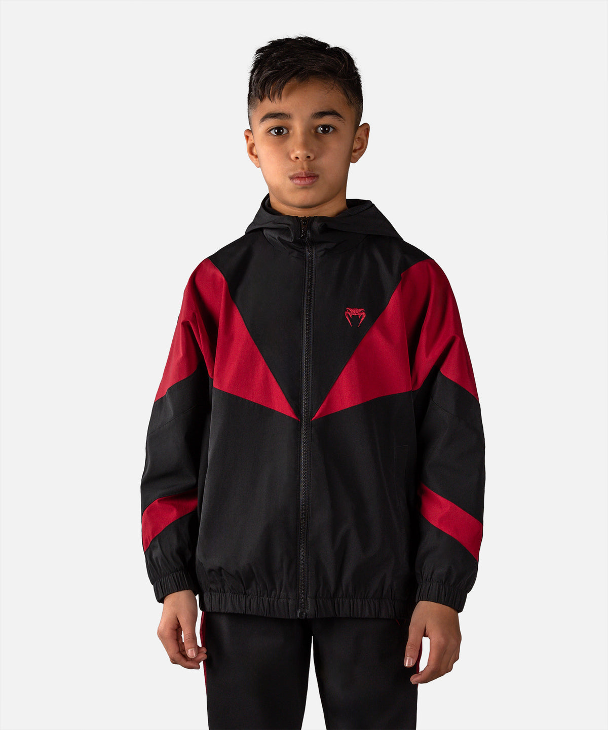 Venum Vectra Kids Track Jacket - Black/Red