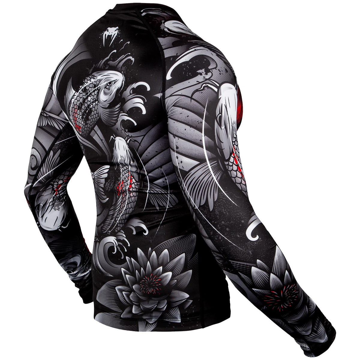 Venum Koi 2.0 Rashguard - Langarm - Schwarz/Weiß