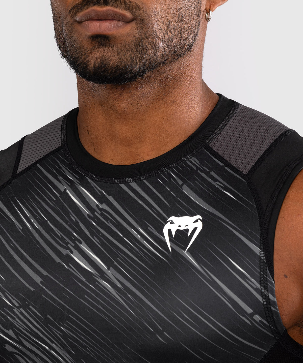 Venum Rapid Rashguard Senza Maniche - Nero/Grigio Tempesta